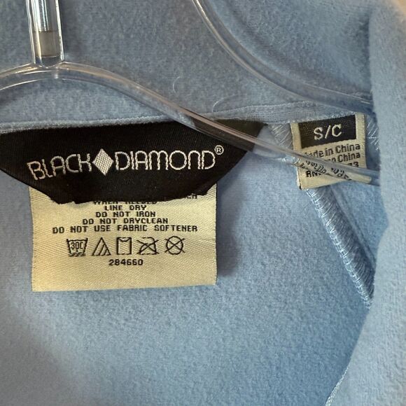 Black Diamond Blue Softshell Jacket Women's Small Fleece Lined Outdoor Hiking - Picture 2 of 16